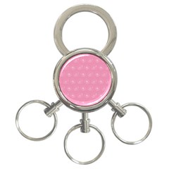 Pink Pattern 3-ring Key Chains by Valentinaart