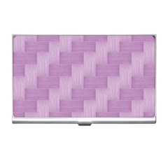 Purple Pattern Business Card Holders by Valentinaart