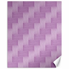 Purple Pattern Canvas 11  X 14   by Valentinaart