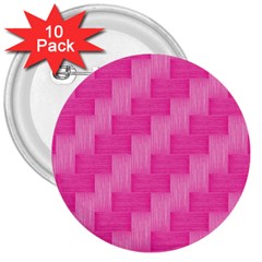 Pink Pattern 3  Buttons (10 Pack)  by Valentinaart