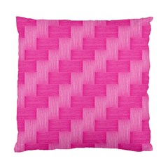 Pink Pattern Standard Cushion Case (two Sides) by Valentinaart