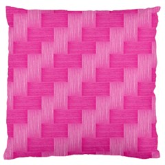 Pink Pattern Large Cushion Case (two Sides) by Valentinaart