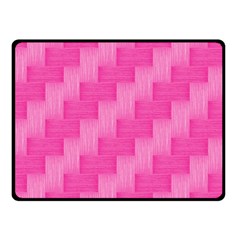 Pink Pattern Double Sided Fleece Blanket (small)  by Valentinaart