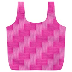 Pink Pattern Full Print Recycle Bags (l)  by Valentinaart