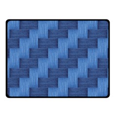 Blue Pattern Fleece Blanket (small) by Valentinaart