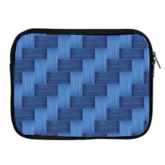 Blue Pattern Apple Ipad 2/3/4 Zipper Cases by Valentinaart