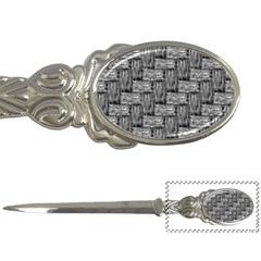 Gray Pattern Letter Openers by Valentinaart