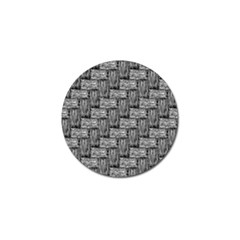 Gray Pattern Golf Ball Marker by Valentinaart