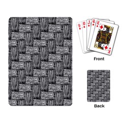 Gray Pattern Playing Card by Valentinaart