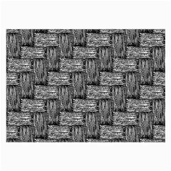 Gray Pattern Large Glasses Cloth (2-side) by Valentinaart