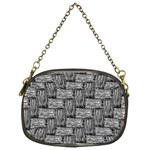 Gray pattern Chain Purses (Two Sides)  Front