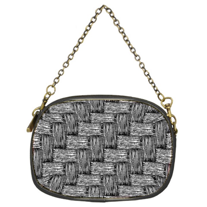 Gray pattern Chain Purses (Two Sides) 