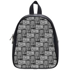 Gray Pattern School Bags (small)  by Valentinaart