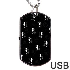 Pattern Dog Tag Usb Flash (two Sides)