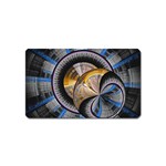 Fractal Tech Disc Background Magnet (Name Card) Front