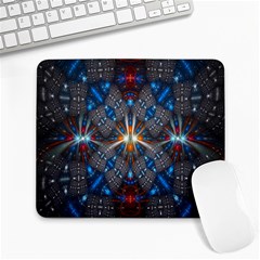 Fancy Fractal Pattern Large Mousepads by Simbadda