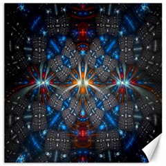 Fancy Fractal Pattern Canvas 20  X 20   by Simbadda