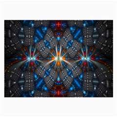 Fancy Fractal Pattern Large Glasses Cloth (2-side) by Simbadda