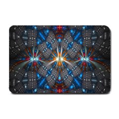 Fancy Fractal Pattern Small Doormat  by Simbadda