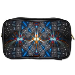 Fancy Fractal Pattern Toiletries Bags 2-side by Simbadda