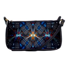 Fancy Fractal Pattern Shoulder Clutch Bags by Simbadda