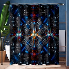 Fancy Fractal Pattern Shower Curtain 60  X 72  (medium)  by Simbadda