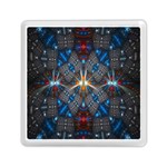 Fancy Fractal Pattern Memory Card Reader (Square)  Front