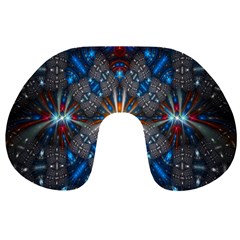 Fancy Fractal Pattern Travel Neck Pillows by Simbadda