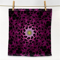 Cool Fractal Face Towel by Simbadda