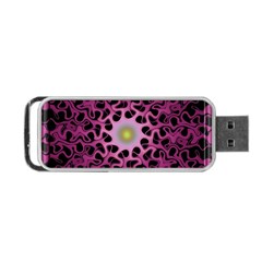 Cool Fractal Portable Usb Flash (one Side) by Simbadda