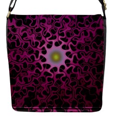 Cool Fractal Flap Messenger Bag (s) by Simbadda