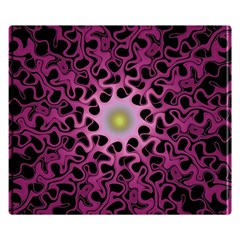 Cool Fractal Double Sided Flano Blanket (small)  by Simbadda