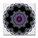 Fractal Lace Tile Coasters Front