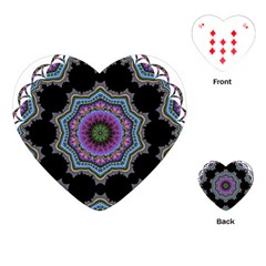 Fractal Lace Playing Cards (heart) 