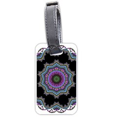 Fractal Lace Luggage Tags (one Side)  by Simbadda