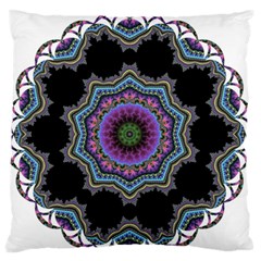 Fractal Lace Standard Flano Cushion Case (one Side) by Simbadda