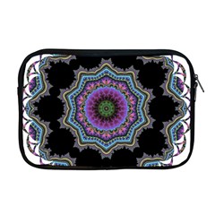 Fractal Lace Apple Macbook Pro 17  Zipper Case by Simbadda