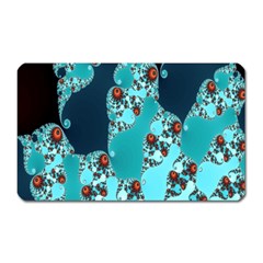 Decorative Fractal Background Magnet (rectangular) by Simbadda