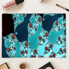 Decorative Fractal Background Cosmetic Bag (xxl)  by Simbadda