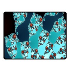 Decorative Fractal Background Double Sided Fleece Blanket (small)  by Simbadda