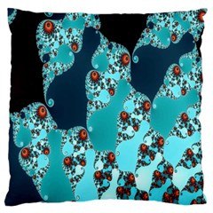 Decorative Fractal Background Standard Flano Cushion Case (two Sides) by Simbadda