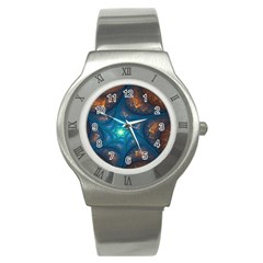 Fractal Star Stainless Steel Watch by Simbadda