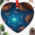 Fractal Star Heart Ornament (Two Sides) Front