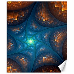 Fractal Star Canvas 20  X 24   by Simbadda