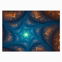 Fractal Star Large Glasses Cloth (2-side) by Simbadda