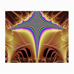 Symmetric Fractal Small Glasses Cloth by Simbadda