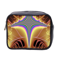 Symmetric Fractal Mini Toiletries Bag 2-side by Simbadda