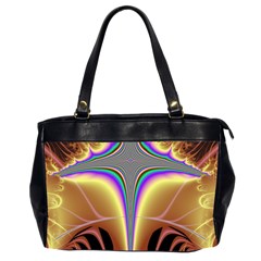 Symmetric Fractal Office Handbags (2 Sides)  by Simbadda