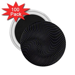 Distorted Net Pattern 2 25  Magnets (100 Pack)  by Simbadda