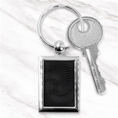 Distorted Net Pattern Key Chains (rectangle)  by Simbadda